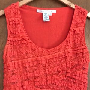 Vibrant Orange Party Dress